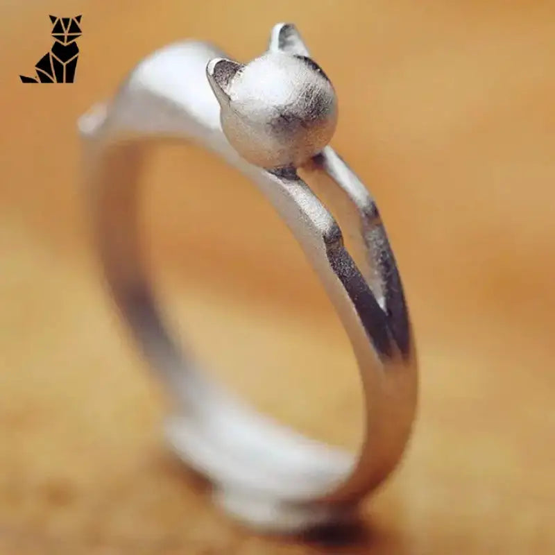 Bague Chat En Argent Sterling Au Design élégant Pour Les Amantes Des Félins