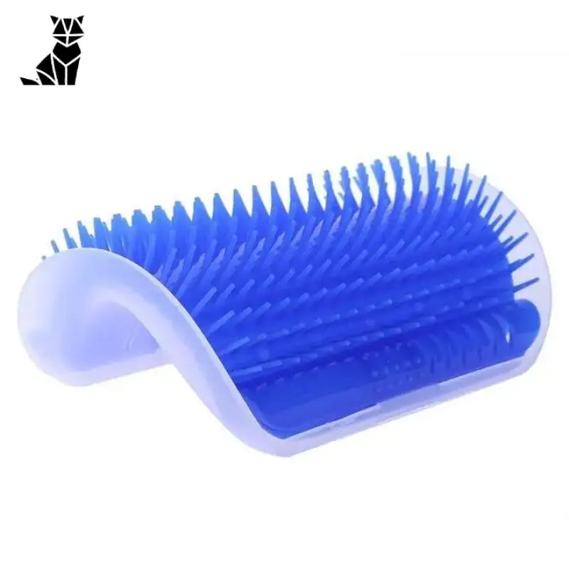 Brosse De Coin Auto-toilettage Pour Chat: Adieu Les Poils! Bleu