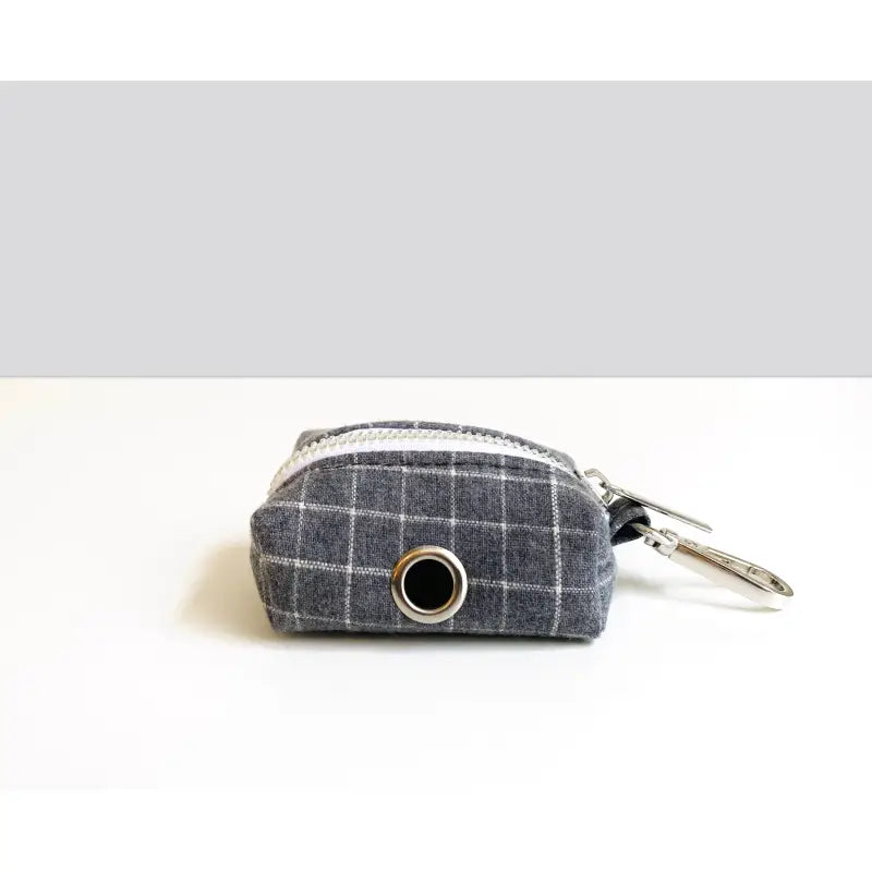 Kit Complet Chien Personnalisé Coton Carreaux Gris