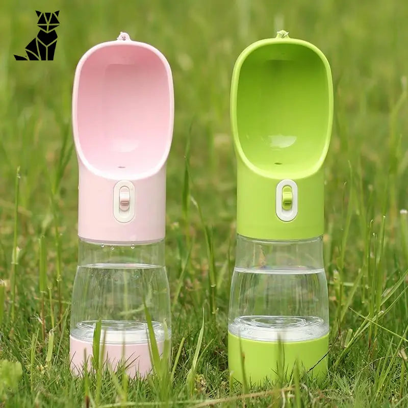 Gourde Portable Eau Et Croquettes Pour Chien / Chat