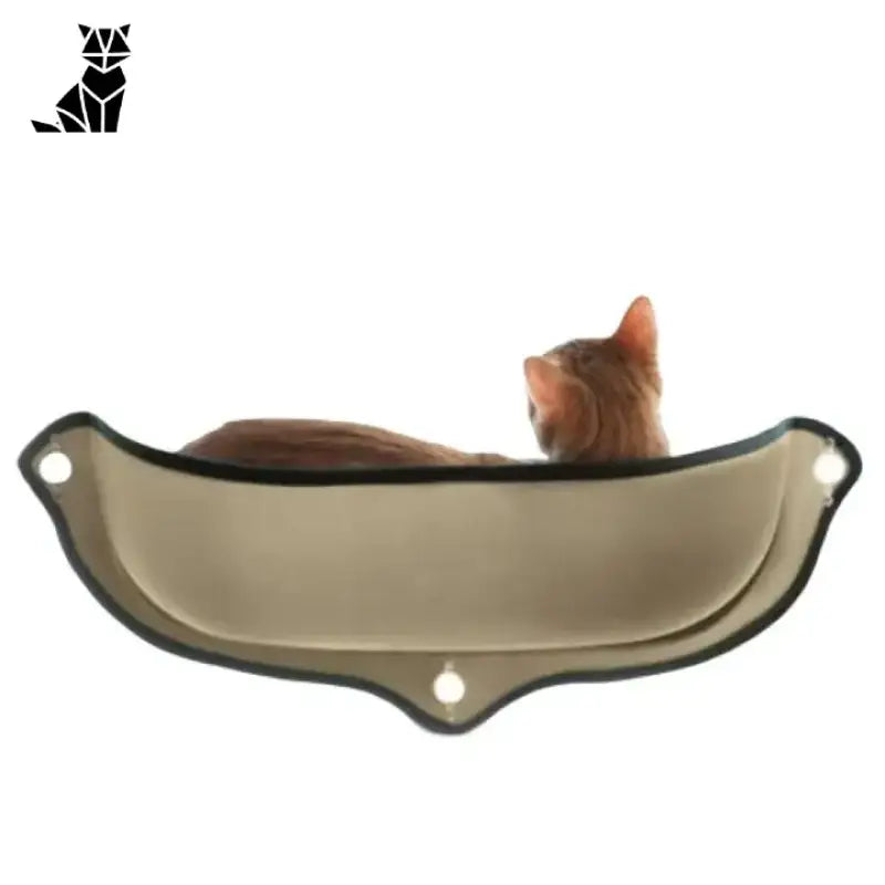 Hamac Pour Chat: Un Lit Douillet Avec Vue Panoramique Pour Félin - Beige