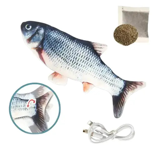 Jouet Sensoriel Poisson en Peluche avec Cordon : Coussin stimulant en forme de poisson pour le jeu sensoriel Transparent Background