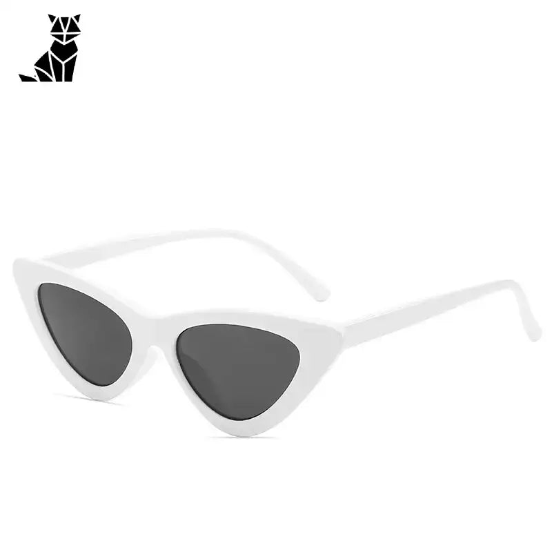 Lunettes De Soleil œil De Chat Pour Femmes Félines Et Audacieuses - Blanc