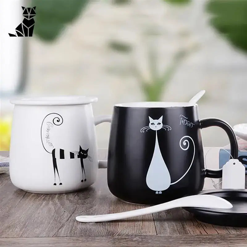 Mug Chat Blanc: Savourez Chaque Gorgée Avec élégance!