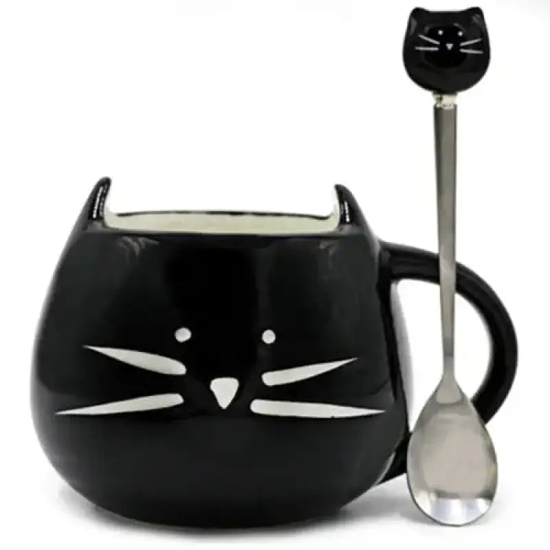 Mug Chat Jolie: La Tasse Parfaite Pour Des Matins Charmants - Noir