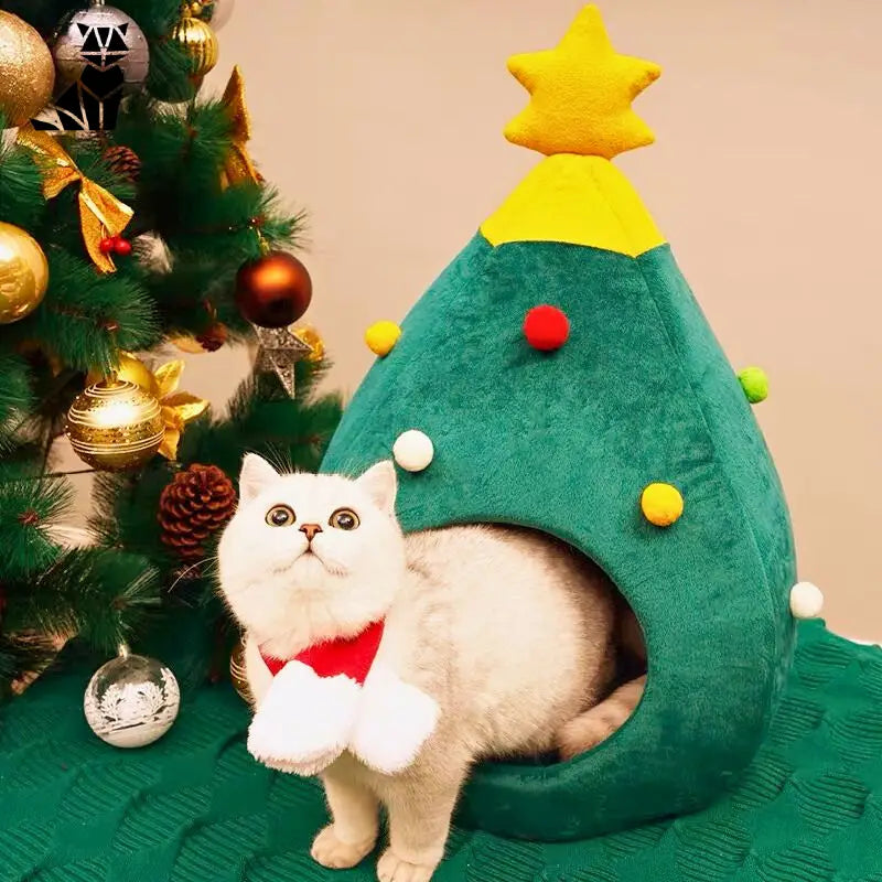 Niche de noël pour chat | Chapin™