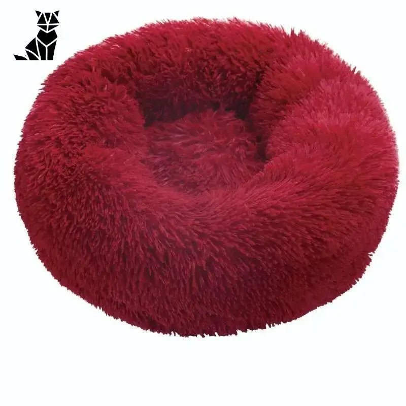 Offrez à Votre Chat Un Panier Confort Pour Un Sommeil Réparateur - Rouge / Chaton Félix - 40 Cm