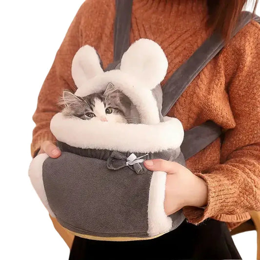 Havalandırılmış taşıma çantası kediler ve köpekler için