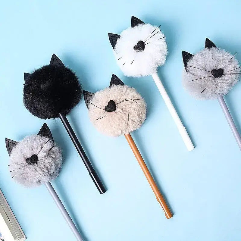 Stylos Chat à Paillettes: L’adorable Accessoire Scolaire! Encre Noir