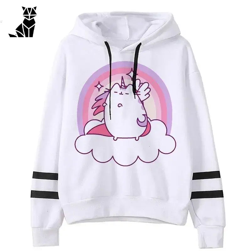 Sweat Chat à Capuche Sur-mesure Pour Un Style Chic Et Relax - Chat Licorne / s