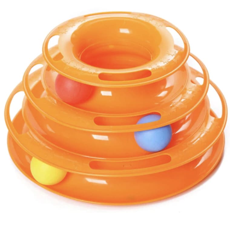 Jouet à étage pour chat